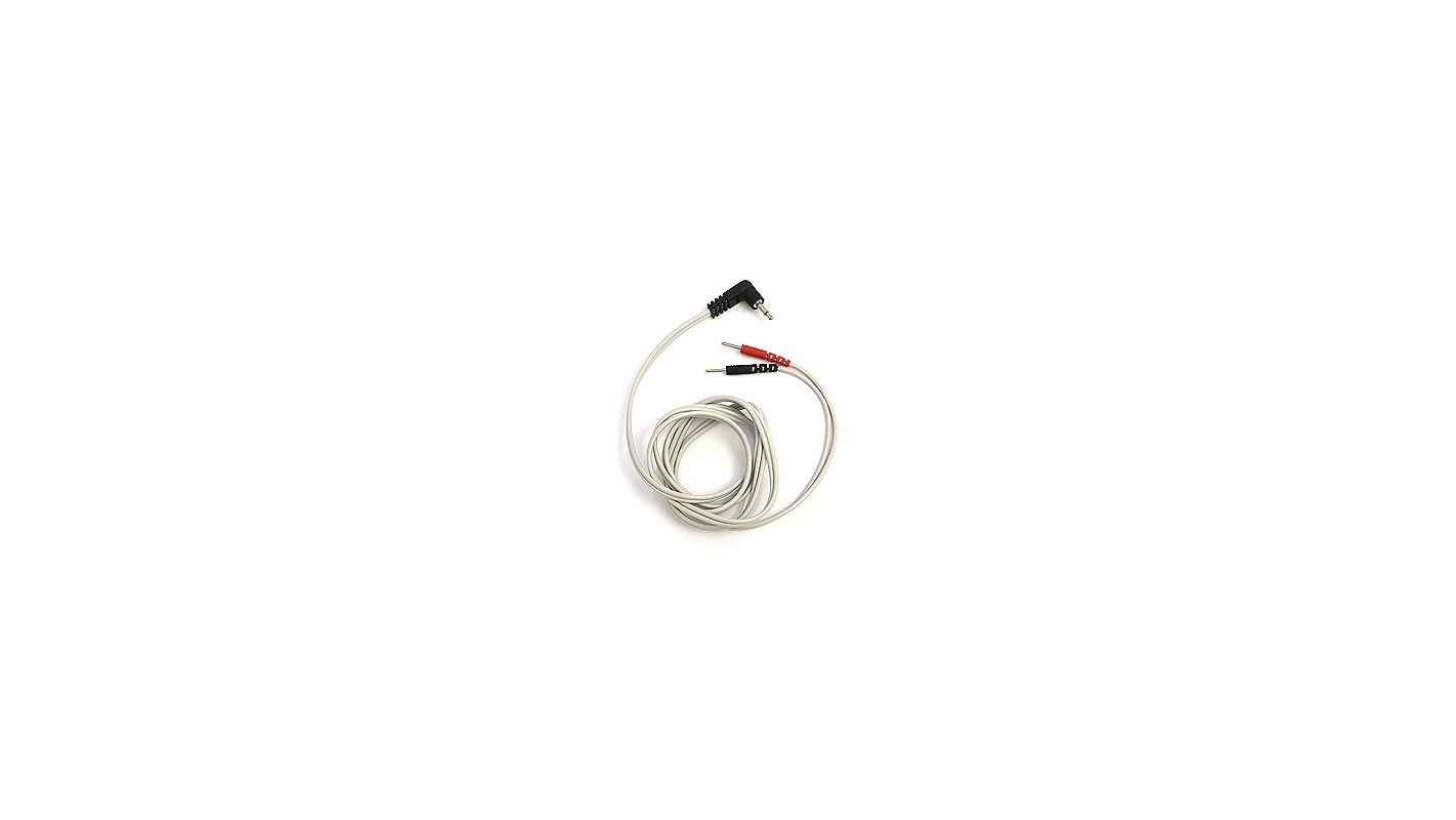 Set di 4 cavi grigi con connessione a spinotto (diam. 2mm) - lunghezza 150cm
